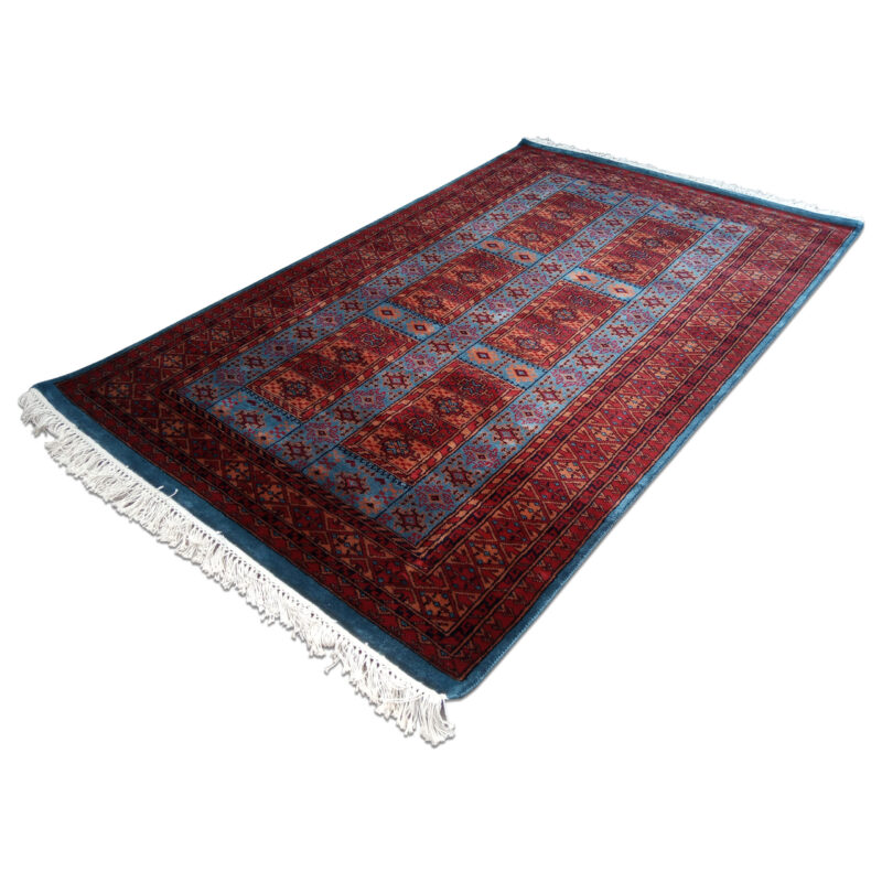 4×6 Feet Handmade Wool Carpet Royal Grey Hand Knotted Dubba Rug - Image 4