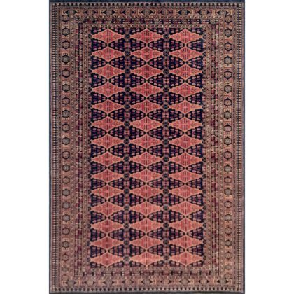 6x9 feet handmade wool rug black for living room