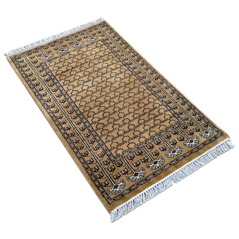 2.5x4 Feet Handmade Camel Wool Rug Tribal - Image 3