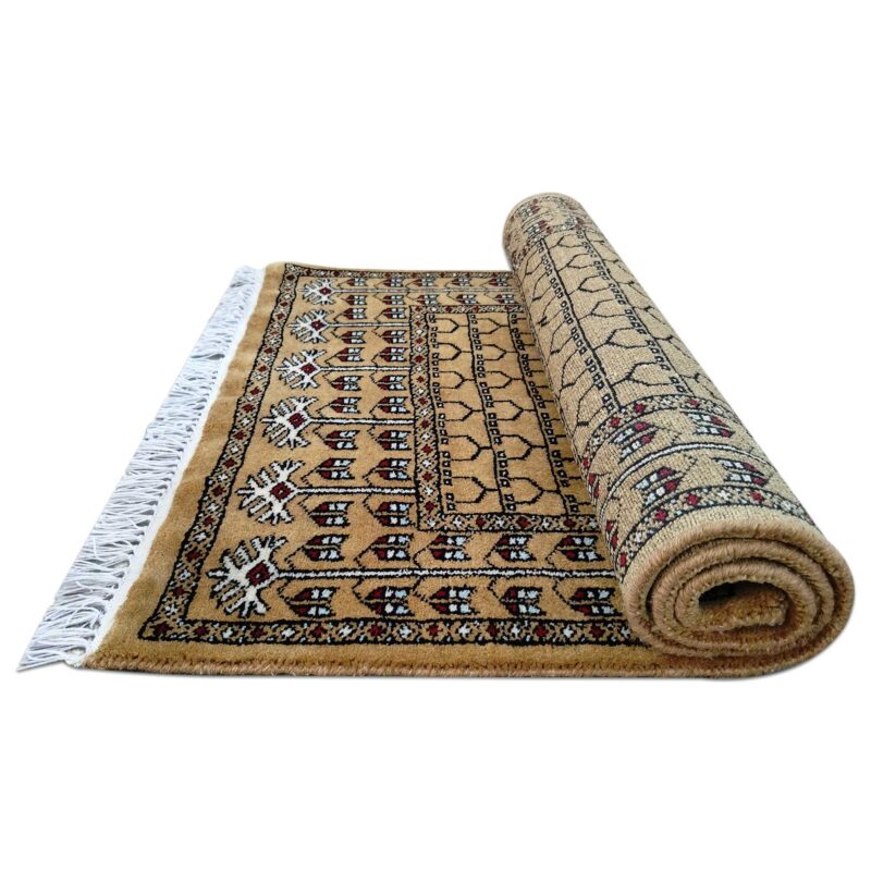 2.5x4 Feet Handmade Camel Wool Rug Tribal - Image 6