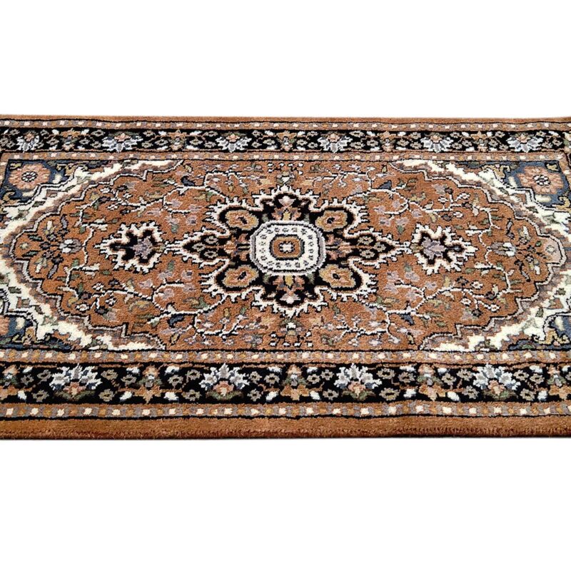 2x3 Feet Hand Knotted Persian Wool Rug Copper - Image 2