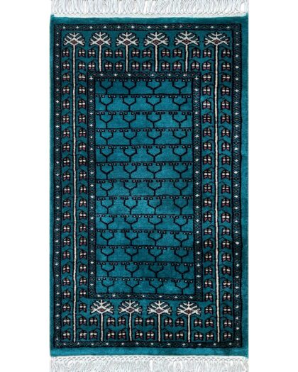 2 by 3 feet small hand knotted rug