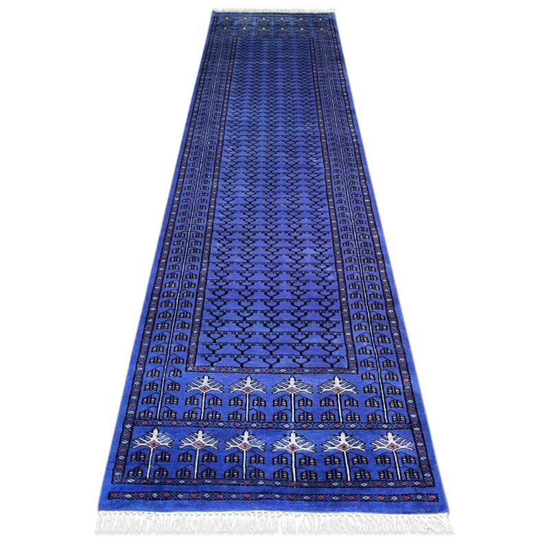 2.5x10 hand knotted purple runner
