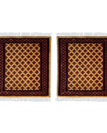 2x2 Lichi Yellow Wool Rug