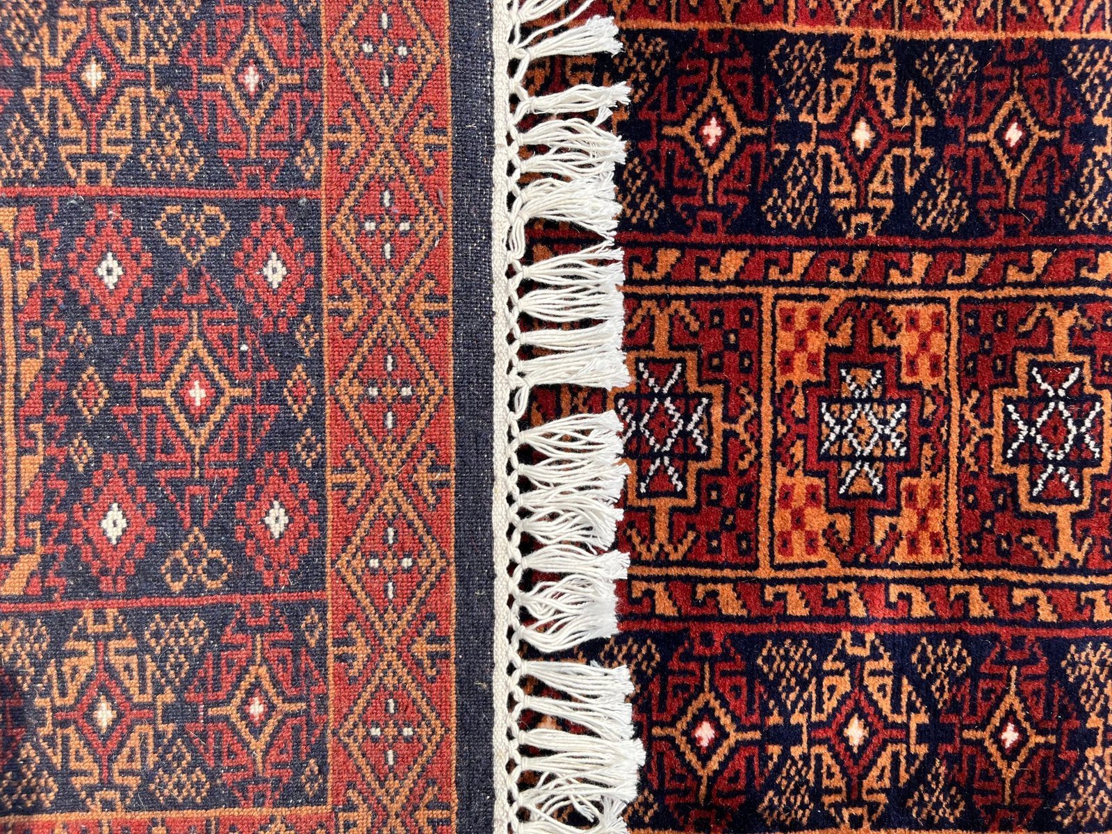2x6 Feet Hand Knotted Wool Rug Brown and Black - Image 4