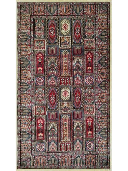 3x5 Ft Handmade Wool Multi Rug Hamadan