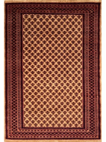 4x6 ft Hand Knotted Wool Rug Camel Lichi