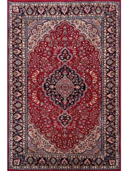 4x6 feet Hand Knotted Persian Wool Rug Red