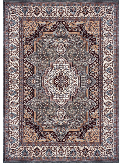 5×7 feet Grey Hand Knotted Persian Rug Bamboo Silk