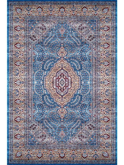 6×9 Feet Handmade Rug Royal Blue Hand Knotted Persian Rug