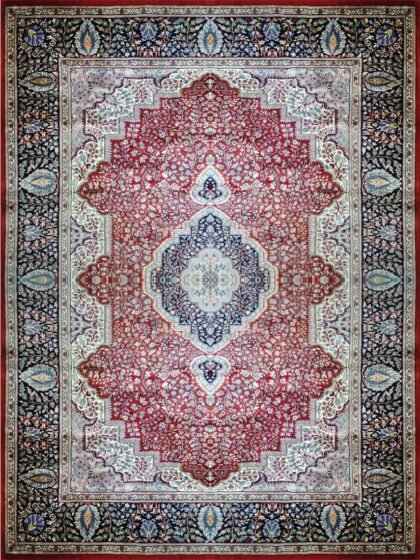9x12 Feet Handmade Persian Wool Rug Red