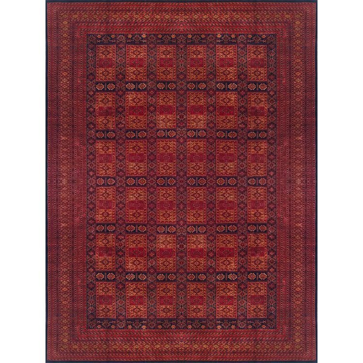 9x12 feet Handmade Tribal Rug Black & Broun