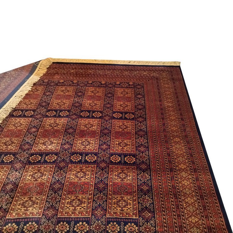 9x12 feet Handmade Tribal Rug Black & Broun - Image 3