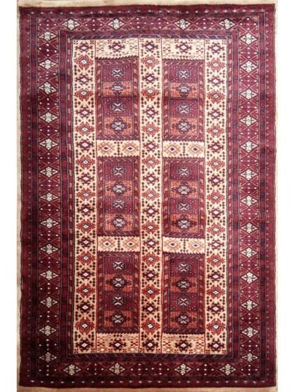 4×6 Feet Handmade Wool Rug Royal Yellow Hand Knotted Dubba Rug