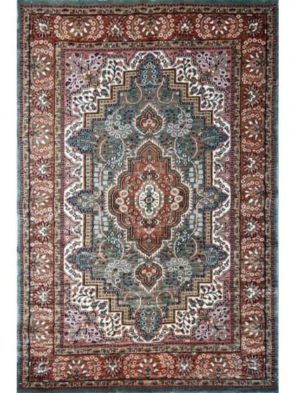 4×6 Feet Sky Blue Hand Knotted Persian Rug