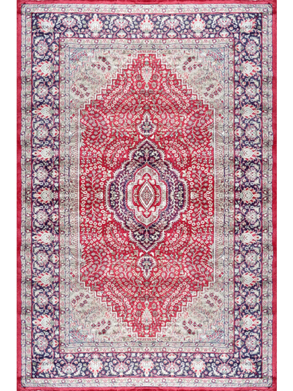 6×9 Feet Handmade Rug Royal Red Hand Knotted Persian Rug